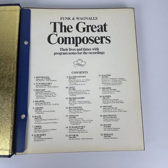 The Great Composers Family Library of Great Music Funk and Wagnalls - Picture 8 of 8